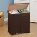 Double Coffee Laundry hampers with lid